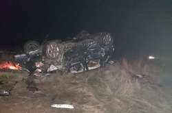 В результаті зіткнення два легковики перекинулись