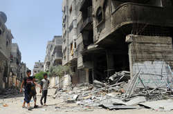  Сектор Гази після одного із обстрілів 