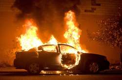 За добу у Києві згоріли чотири автомобілі