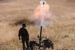 Під Новомихайлівкою окупанти обстріляли українських бійців з мінометів 