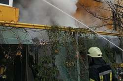 Займання виникло  в салоні краси на першому поверсі будинку