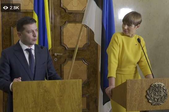 Президент Естонії заявила, що для України боротьба з корупцією має стати найбільшим пріоритетом