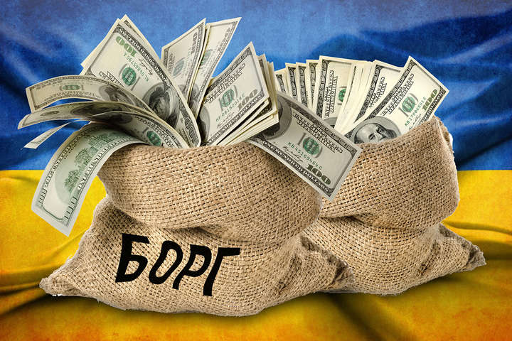 За месяц госдолг Украины уменьшился на $1,13 млрд