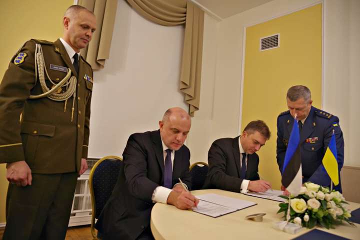 Підписання Декларації про наміри щодо співробітництва у сфері територіальної оборони - Україна та Естонія задекларували наміри співпрацювати у сфері тероборони
