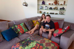 Дмитрий Комаров покинул работу и увез жену из Украины