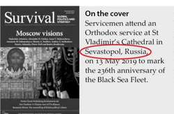  Редакція журналу Survival відкоригує інформацію про Севастополь в онлайн-версії 