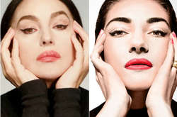  55-летняя Моника Беллуччи побывала в парижском театре Мариньи на премьере постановки Maria Callas: Lettres et mémoires («Мария Каллас: письма и воспоминания») 
  