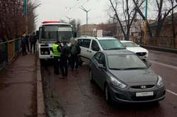 В Черкассах произошло тройное ДТП