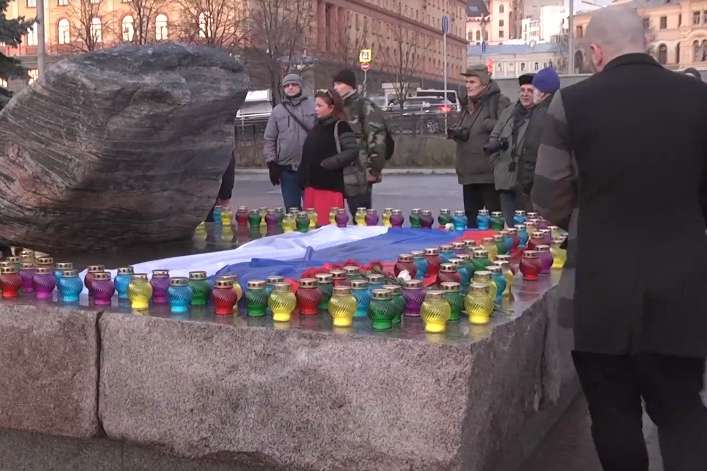 Біля будівлі ФСБ у Москві активісти вшанували пам’ять жертв Голодомору