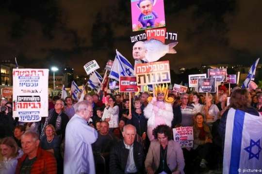 В Ізраїлі пройшла масова демонстрація з вимогою відставки Нетаньягу