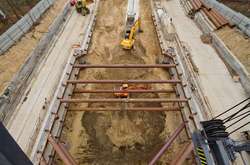 У Київському метрополітені показали будівництво станції «Мостицька»