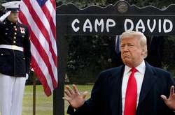 Дональд Трамп у резиденції Кемп-Девід 