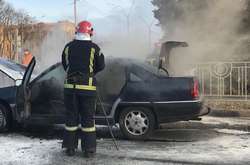 Рятувальники ДСНС ліквідували пожежу в автомобілі