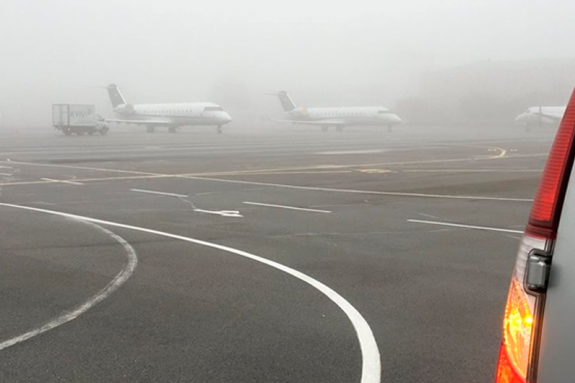 Через туман у Харкові скасовано сім авіарейсів