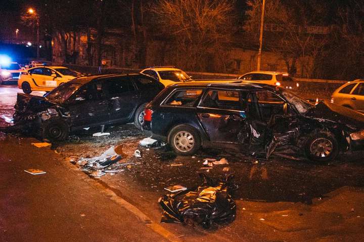 Смертельна ДТП у центрі Києва: з’явилося відео автокатастрофи 