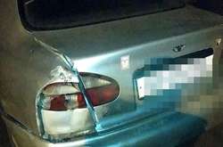 Патрульні зупинили Daewoo з пошкодженнями, характерними для ДТП