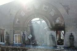  Сгоревший колледж в Одессе 
  