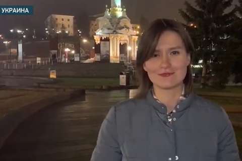 Ми в центрі Києва. Знімальну групу телеканалу Міноброни РФ «Звезда» пустили в Україну