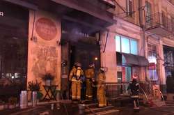Горів ресторан, розміщений на першому поверсі 5-поверхового житлового будинку