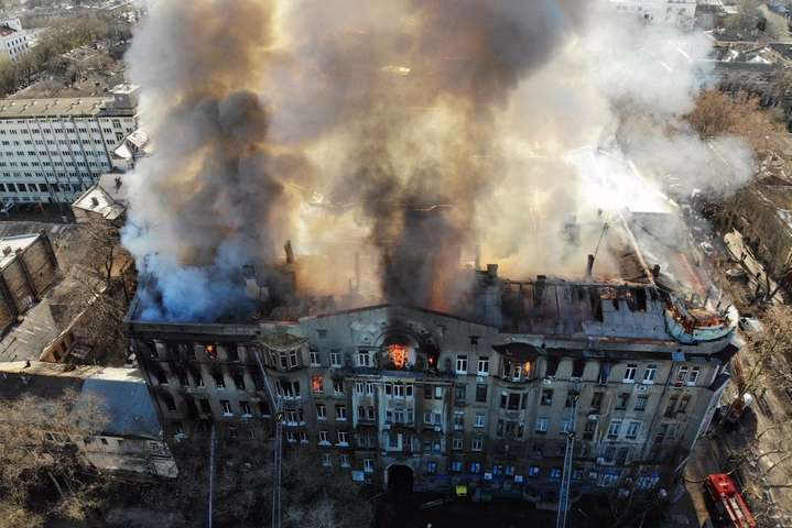 Пожежа в Одесі: рятувальники завершили роботу
