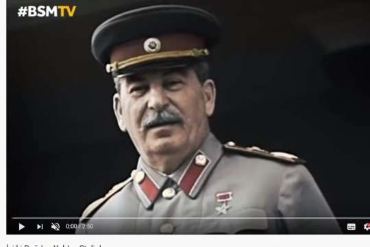 Турецький кіноресурс привітав Сталіна з днем народження (відео)