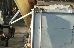 Будівля розрушена внаслідок вибуху