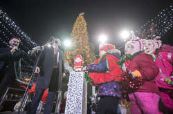 В Киеве засияла огнями главная новогодняя елка страны (фото)