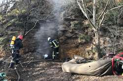  Пожежа в катакомбах в Одесі  
