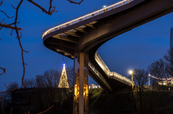 Кличко показав, як вбрався Київ до Новорічно-Різдвяних свят