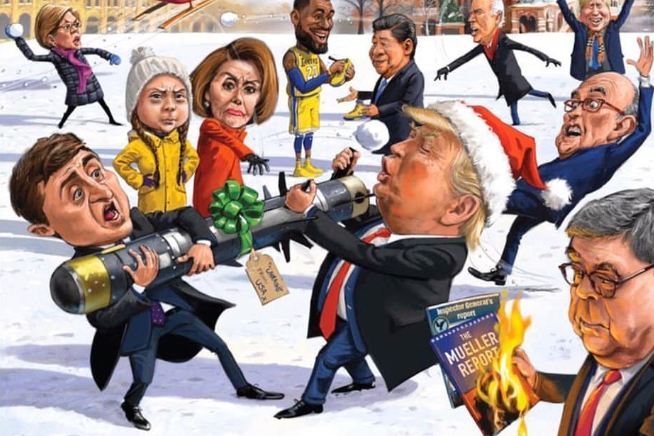 Карикатура з Зеленським прикрасила підсумкову обкладинку американського журналу The Week