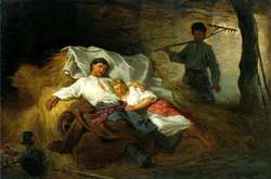  Картина Костянтина Трутовського (1826-1893) «На сіновалі» 
