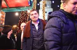Прем’єрміністр України Олексій Гончарук на Софіївській площі у Києві