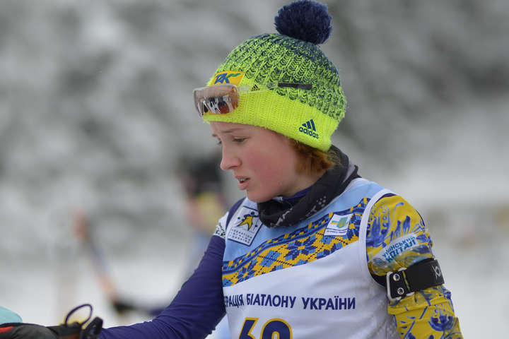 14-річна Меркушина сенсаційно виграла дорослий чемпіонат України з біатлону