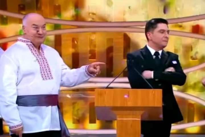 Українського президента висміяли у новорічну ніч на кремлівському каналі (відео)