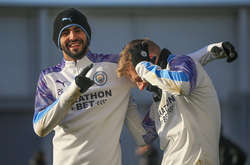 Зінченко витанцьовує на тренуваннях у «Манчестер Сіті» (відео)