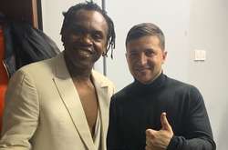 Співак Dr. Alban і президент України Зеленський 