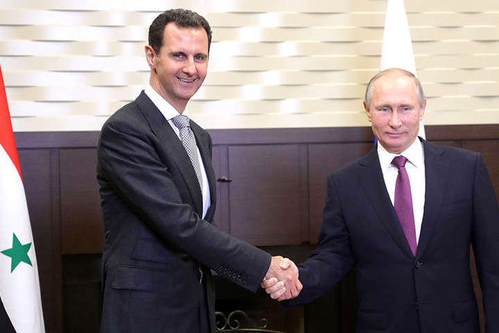 Путін неочікувано зустрівся з президентом Сирії