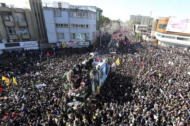 Кількість загиблих на похороні Сулеймані зросла до 56