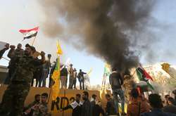  Прихильники Ірану напали на посольство США в столиці Іраку Багдаді 31 грудня 