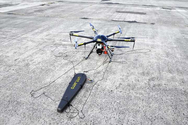 В Україні створили дрон, здатний виявляти міни з точністю до сантиметра 