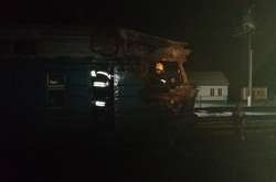 Причиною інциденту попередньо стало коротке замикання електропроводки тепловозу