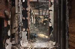 На Донбассе сгорела база военных парамедиков