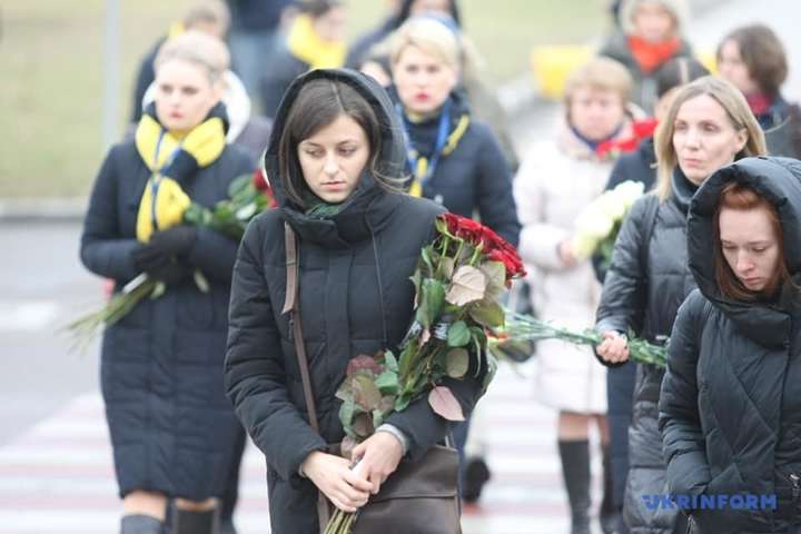 У «Борисполі» відбулася церемонія вшанування пам’яті загиблих в Ірані