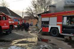 В школе на Закарпатье загорелся спортзал