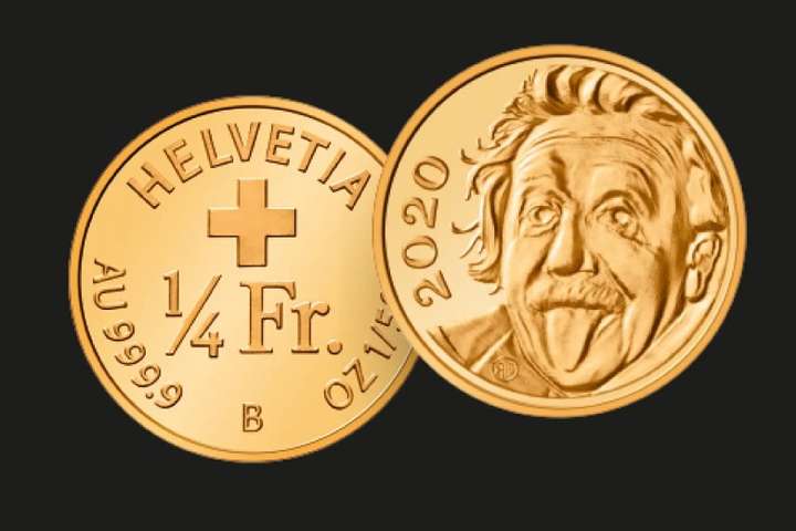 У Швейцарії викарбували найменшу золоту монету в світі 
