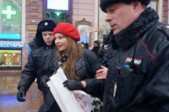 У Росії відбулися акції проти безстрокового перебування Путіна при владі