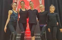 Українські гімнастки в Лос Анджелесі 