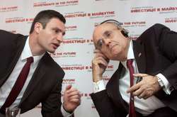 Мер Києва Віталій Кличко і особистий адвокат президента США Руді Джуліані