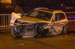 ДТП  на вулиці Юрія Іллєнка, 36/1 в Києві, 1 лютого 2020 р. 