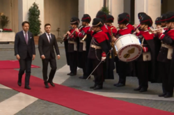 Президент Украины Владимир Зеленский в Италии